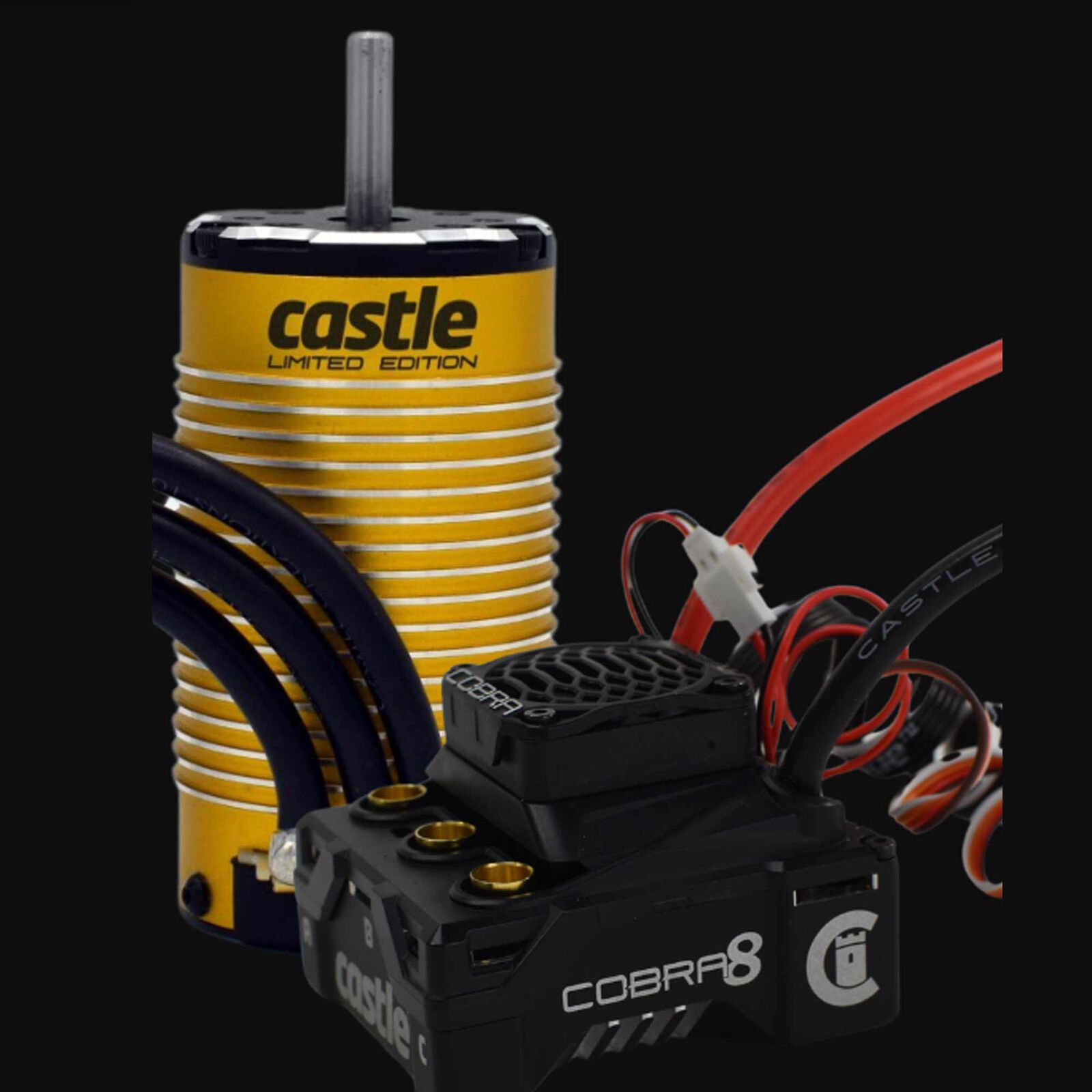 Castle Creations Cobra 8 6S 1/8 Scale Brushless Motor & ESC Combo 2200KV 010-0172-04