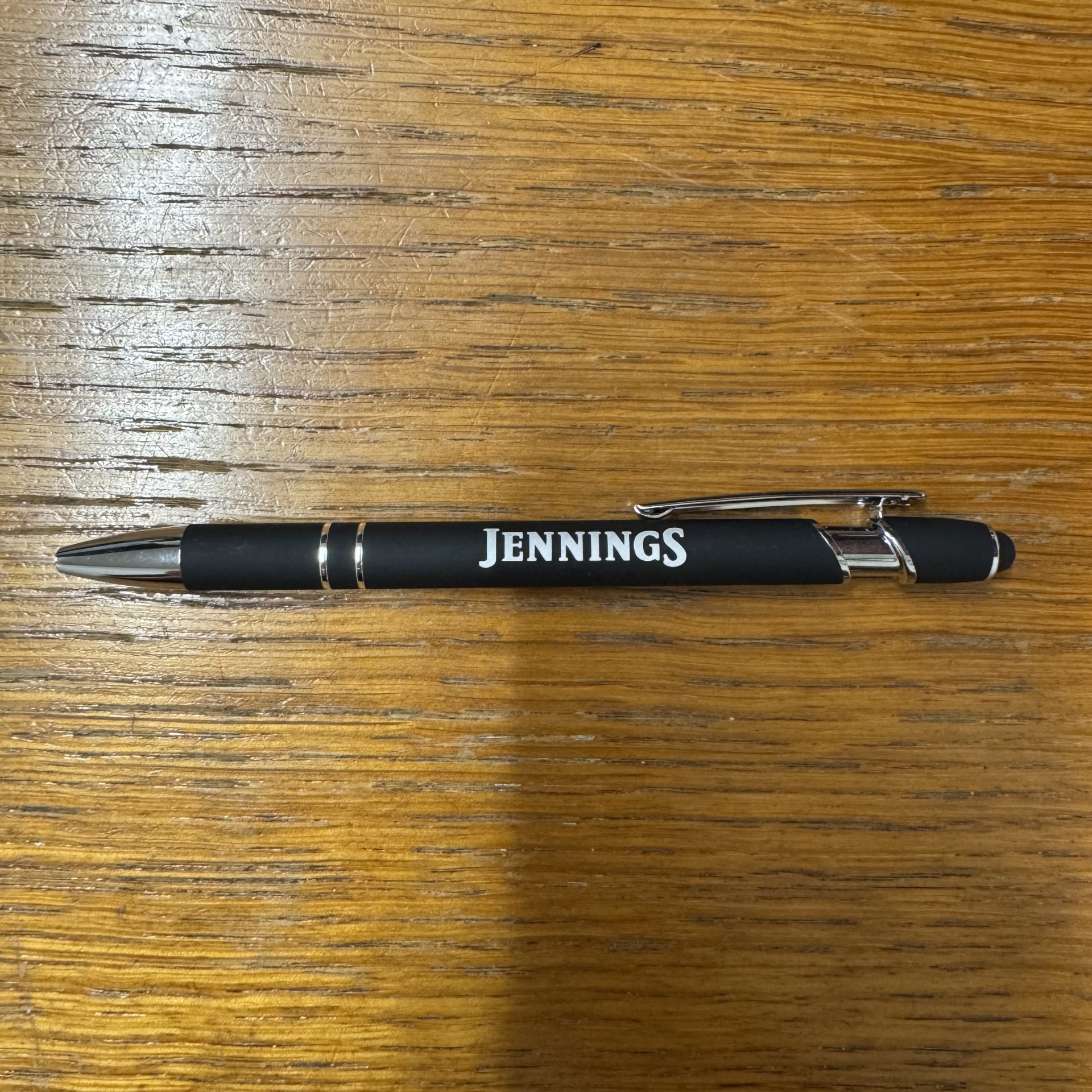 Jennings Black Soft touch Ball Point Pen