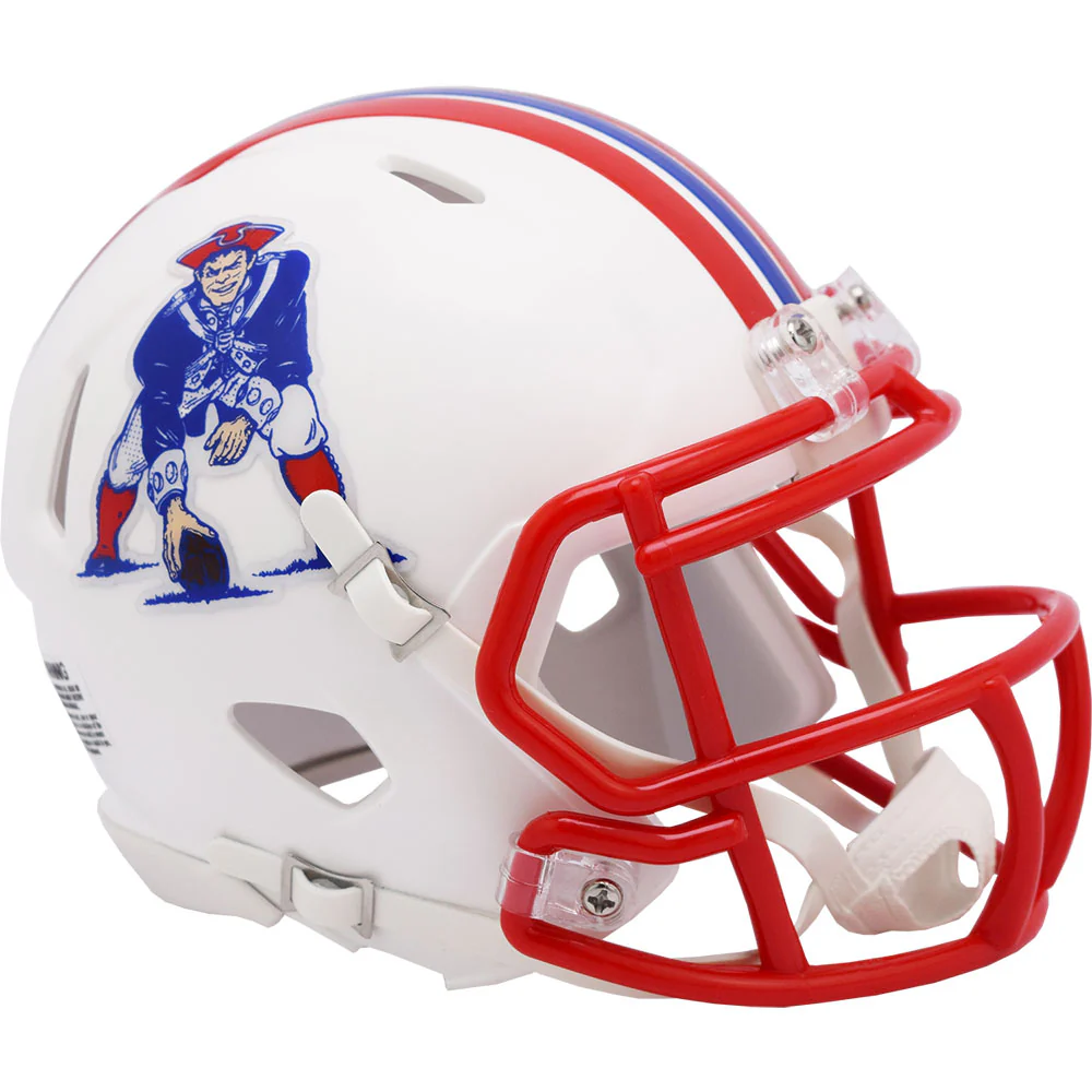 New England Patriots 1990-92 Riddell Speed Mini Helmet