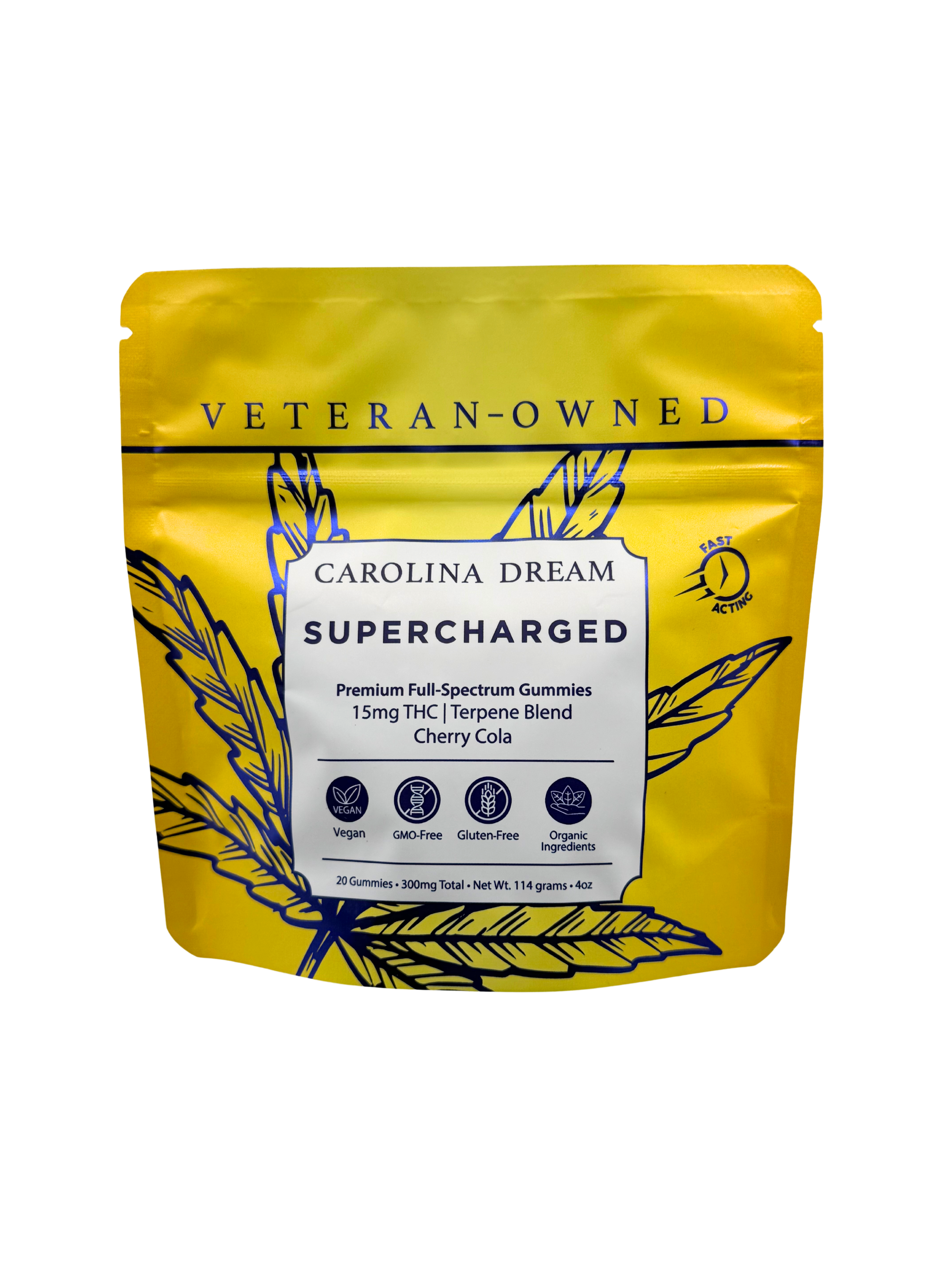 Carolina Dream Supercharged Gummies - 15mg THC - Regular