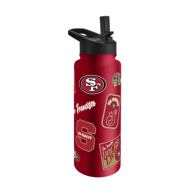 San Francisco 49ers Dreamweave Quencher Stainless Steel Bottle 34oz