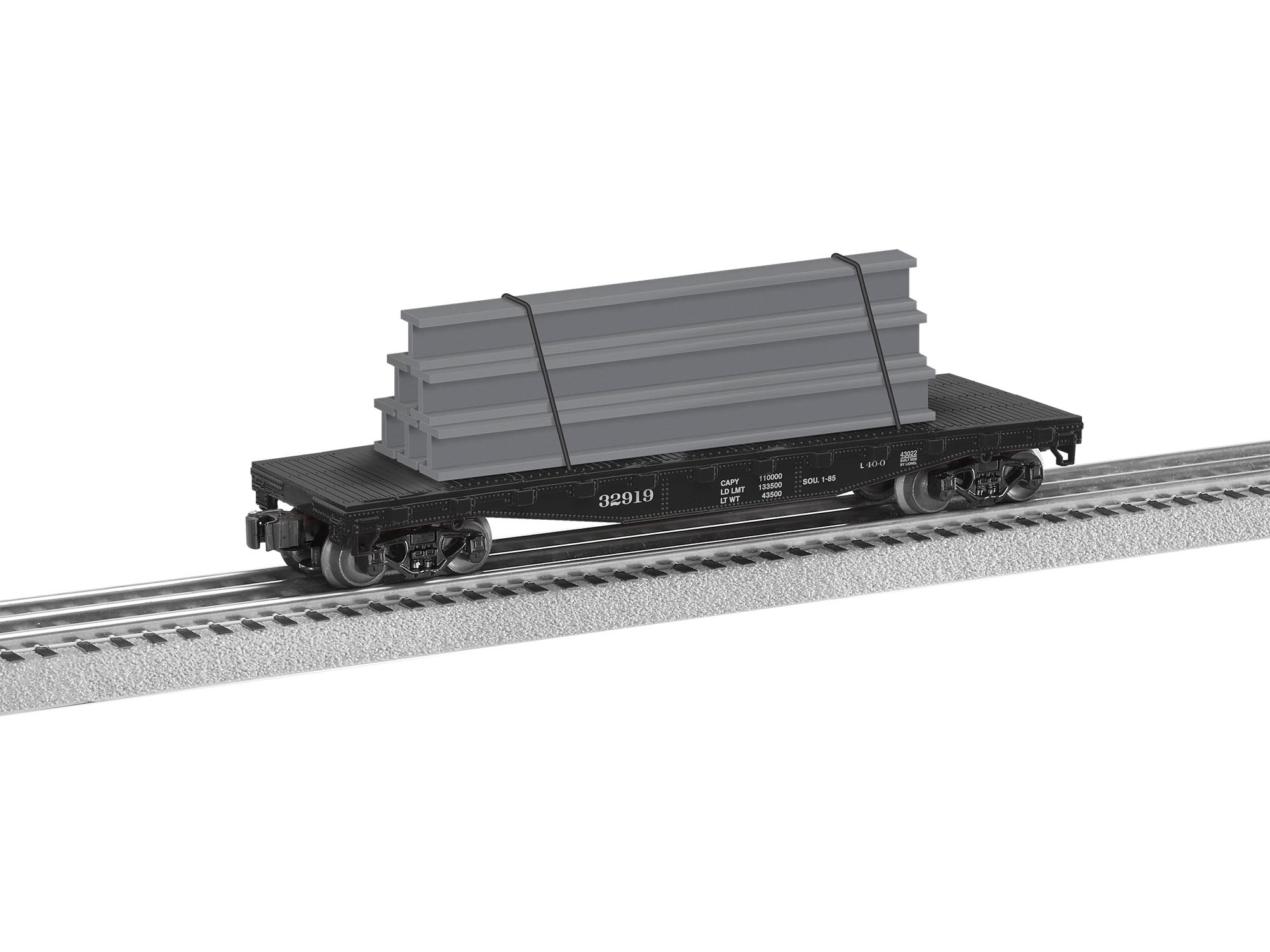 Norfolk & Western Flatcar W/ Stakes 2143022 O Scale