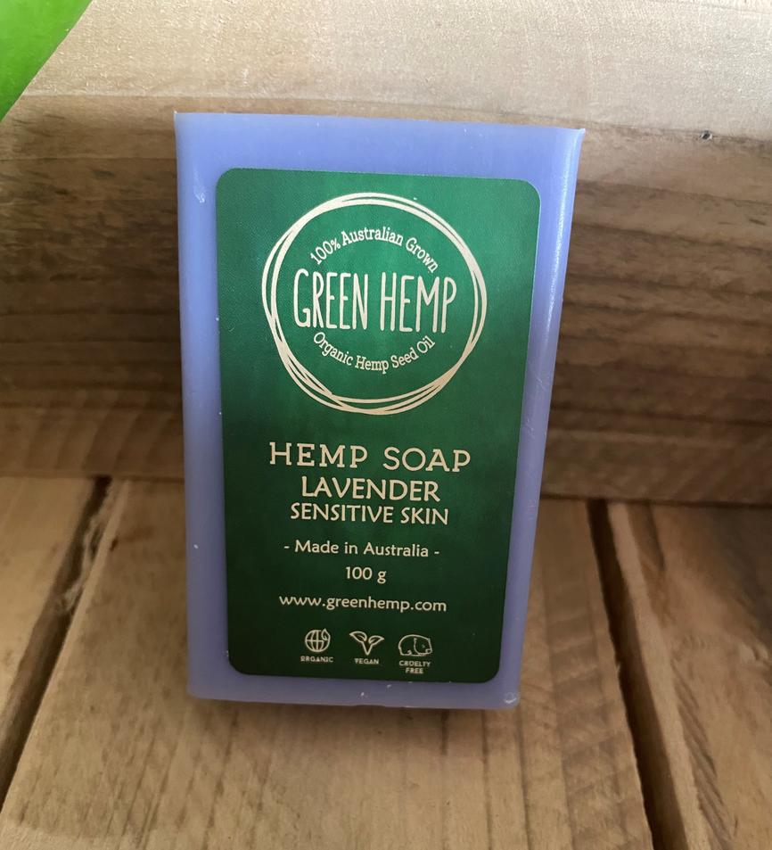 Green Hemp Seed Oil Soap – Lavender