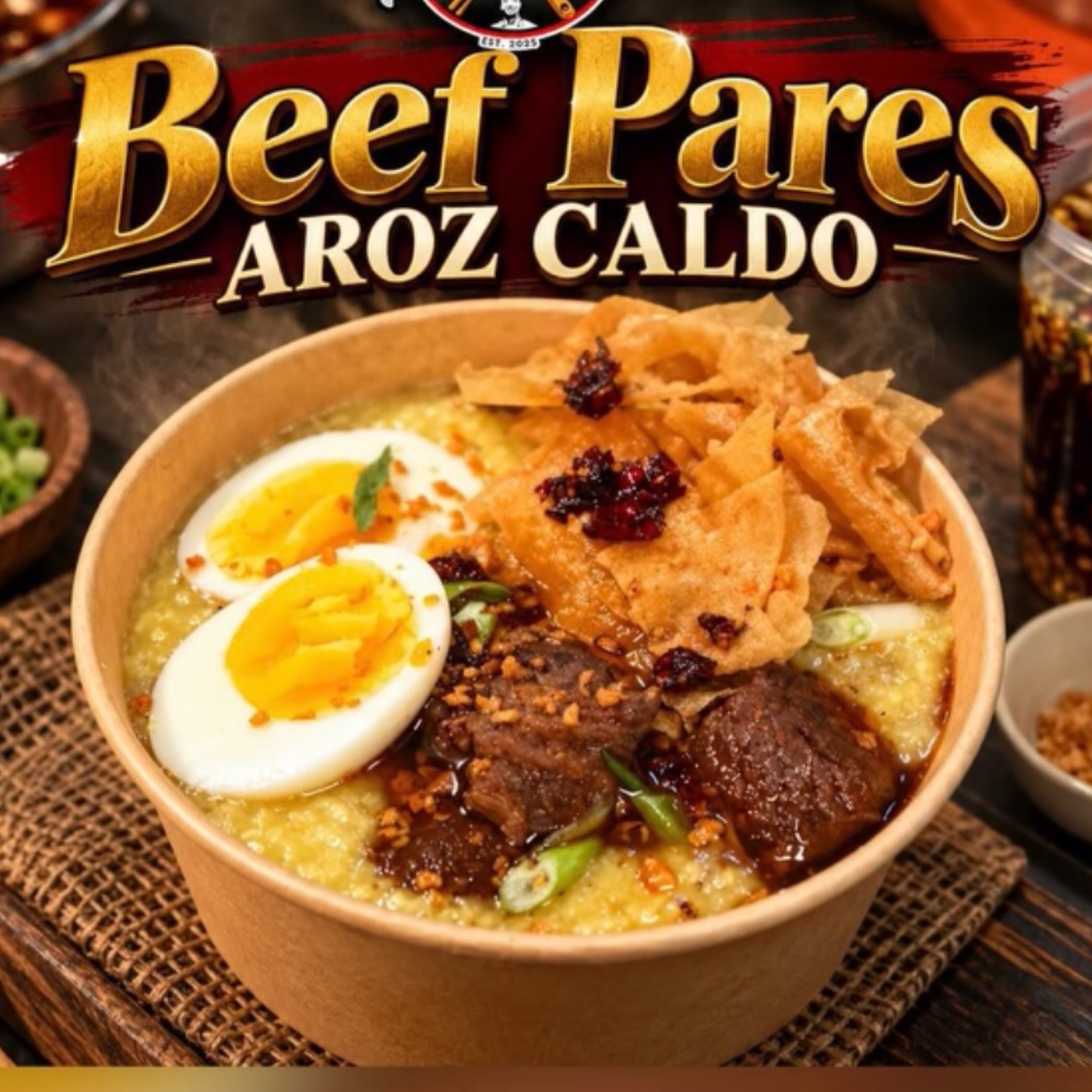 W3 (Beef Pares) Aroz Caldo