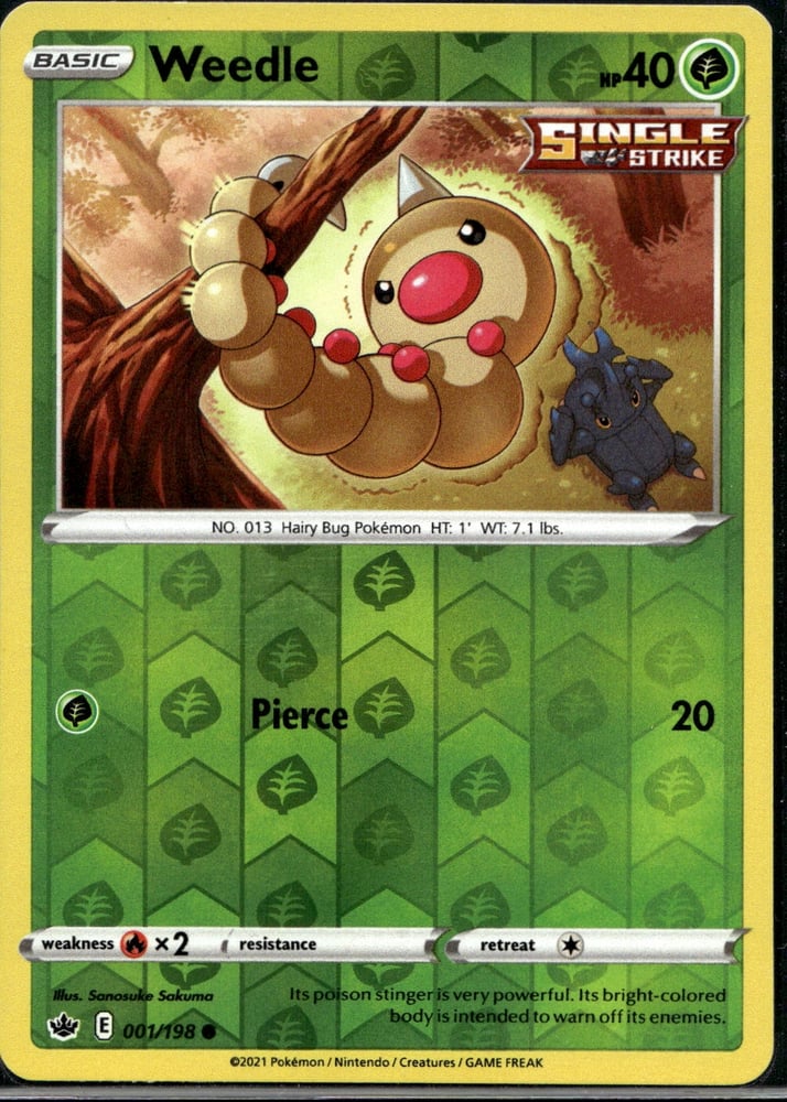Weedle - SWSH6 1/198