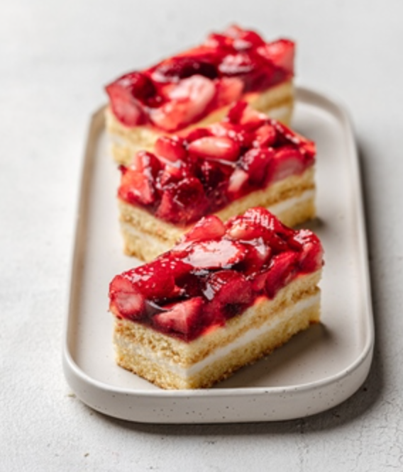 Strawberry Cream Slice