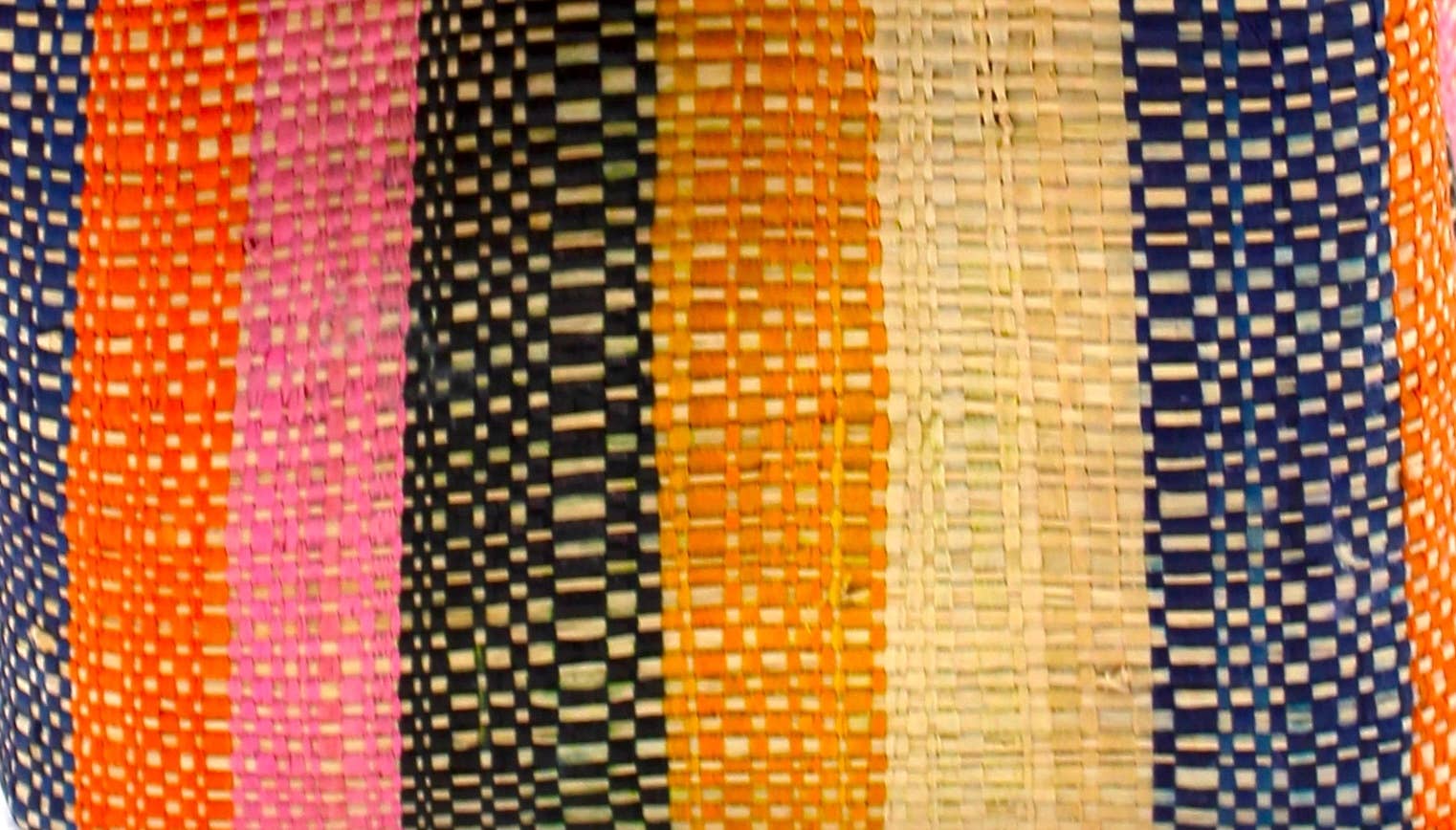 5" & 7" Wide Brim Multicolor Stripe Packable Straw Sun Hats