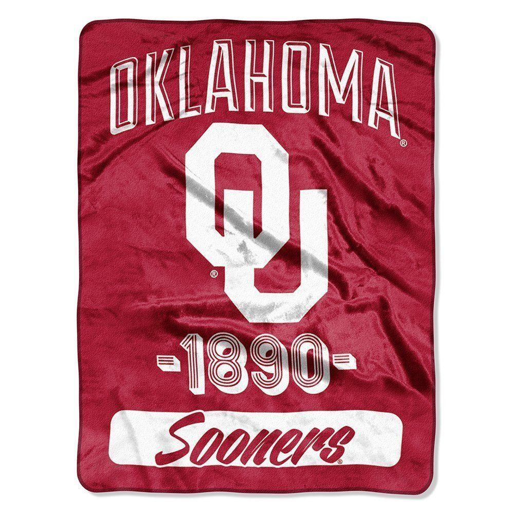 Oklahoma Sooners 46x60" Varsity Design Rolled Blanket