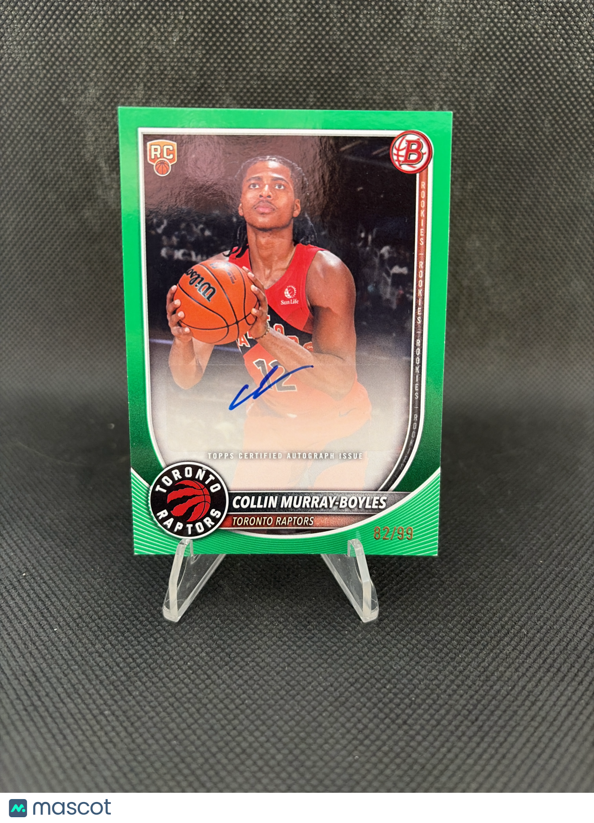 2025 Bowman Collin Murray-Boyles #RVA-CMB Green auto /99