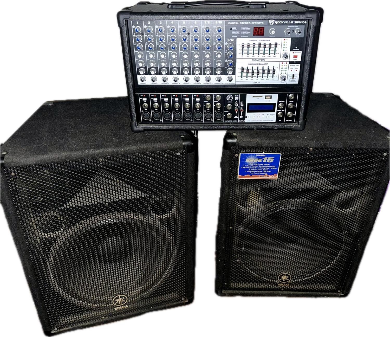 Yamaha PA System Rental (1hr-4hr)