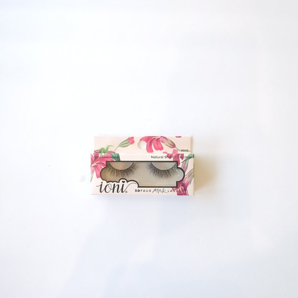 ioni 3D Faux Mink Lashes - Natural Short Crisscross