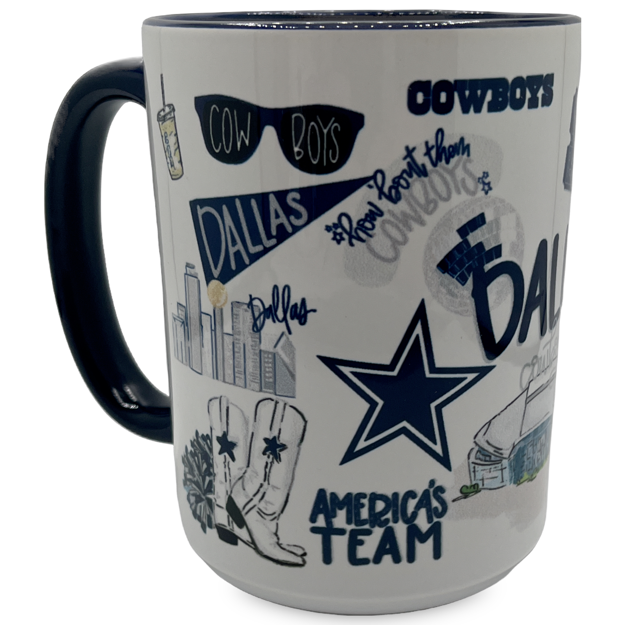Dallas Cowboys All Over Print Coffee Mug