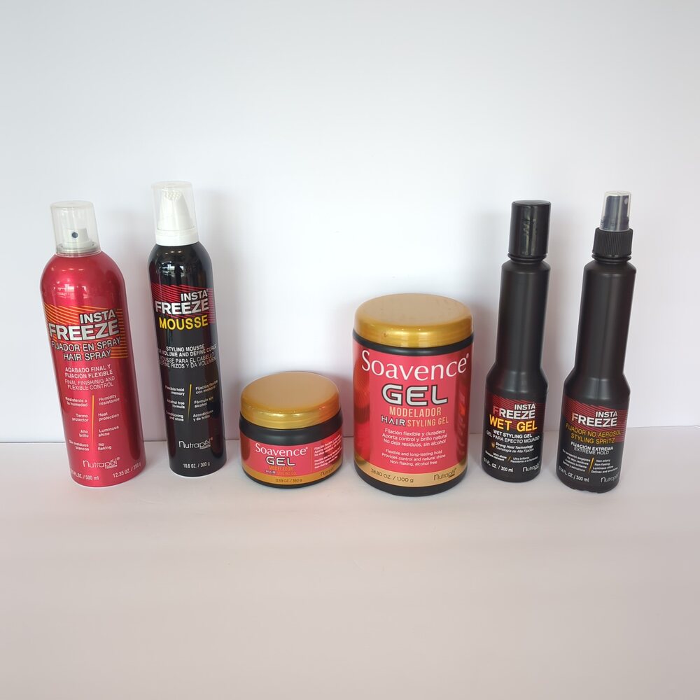 Nutrapel Insta Freeze & Soavence Complete Styling Kit (6-Piece)