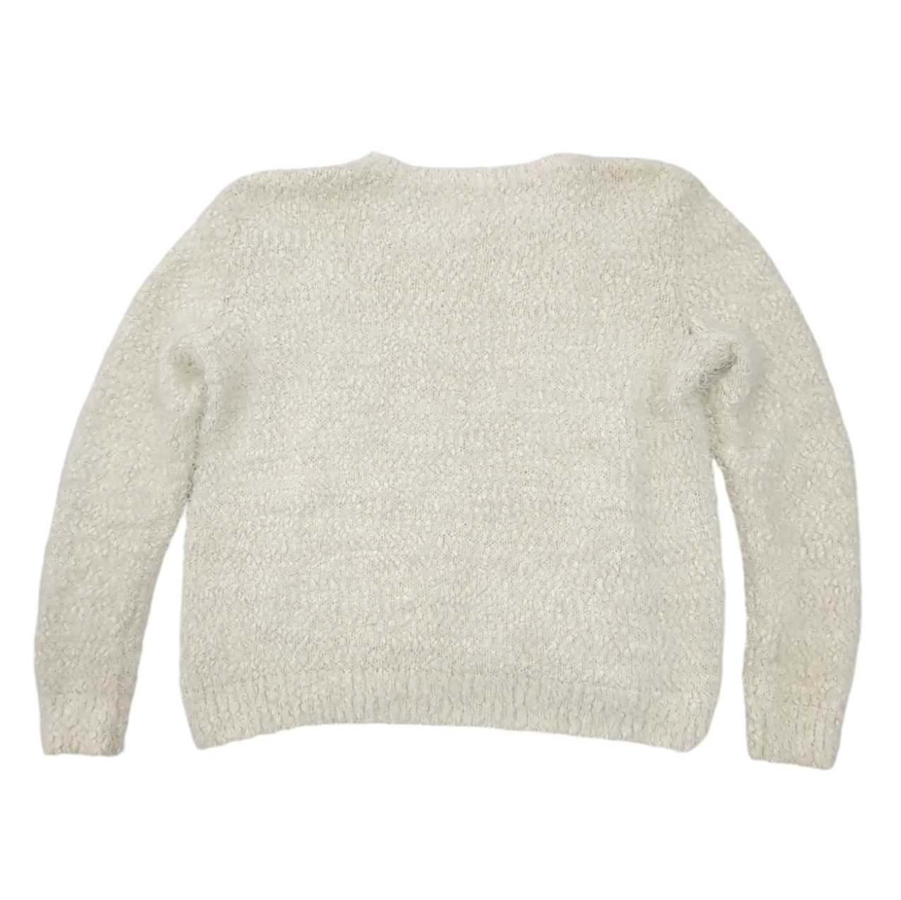 TU Ladies Cream Fluffy Jumper Size 18 UK