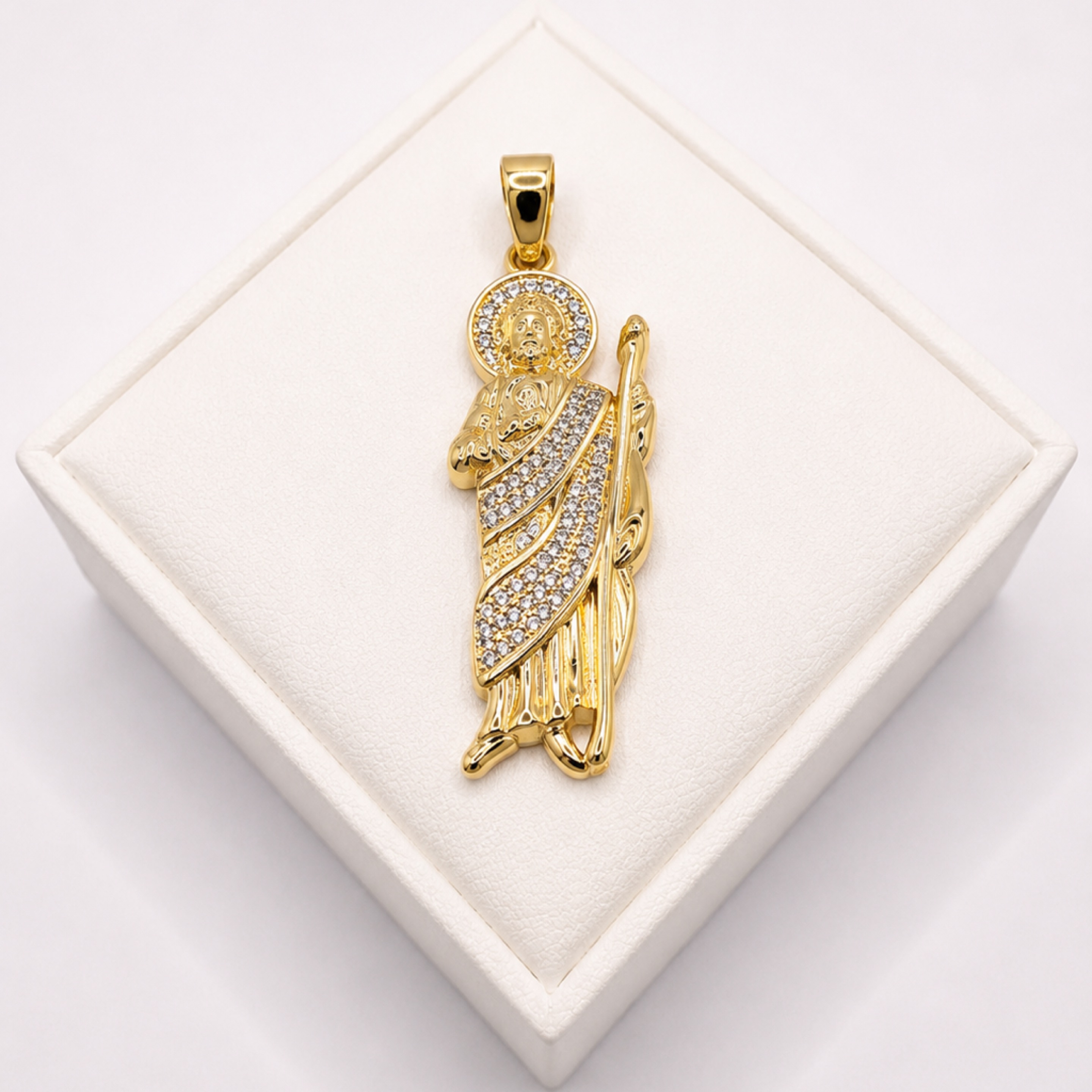 Gold Saint Pendant 
