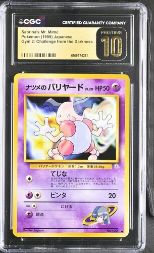 Sabrina's Mr. Mime: Challenge from the Darkness CGC 10