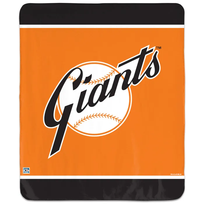 San Francisco Giants Cooperstown Collection Winning Image Blanket 50x60"