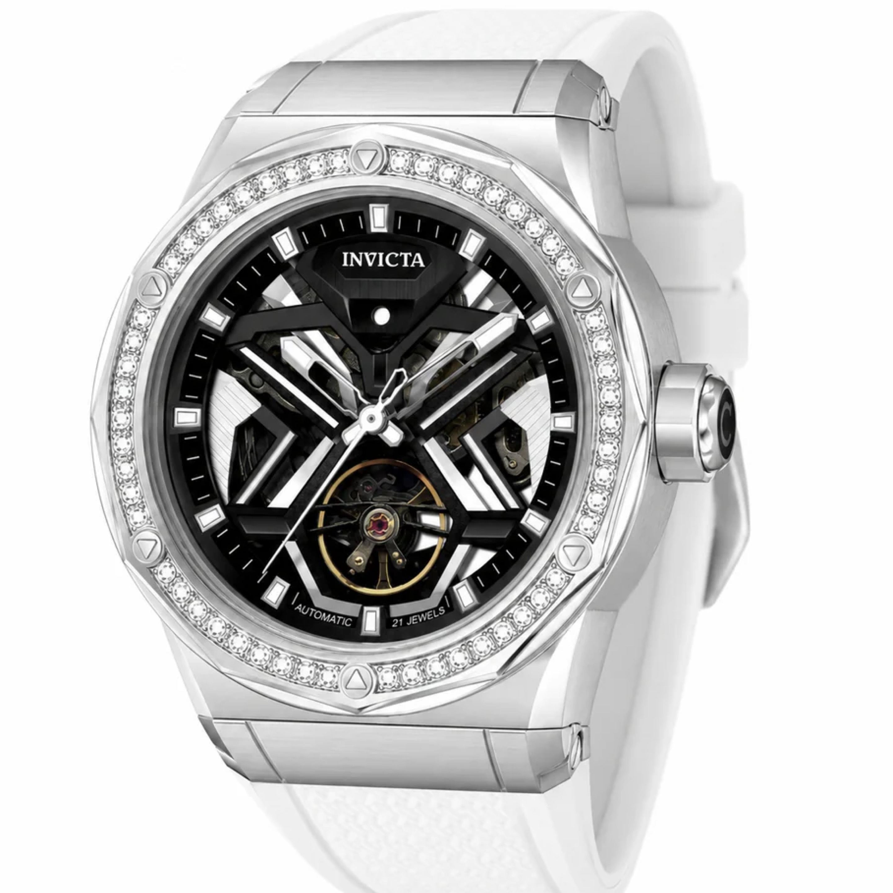 Invicta Objet D Art Lumidia Lab Grown Diamond Watch - 45 mm
