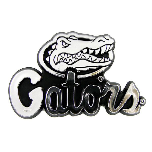 Florida Gators Silver Auto Emblem