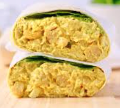 Coronation Chicken Wrap