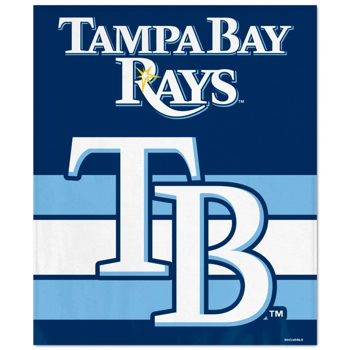 Tampa Bay Rays Ultra Soft Blanket 50x60"