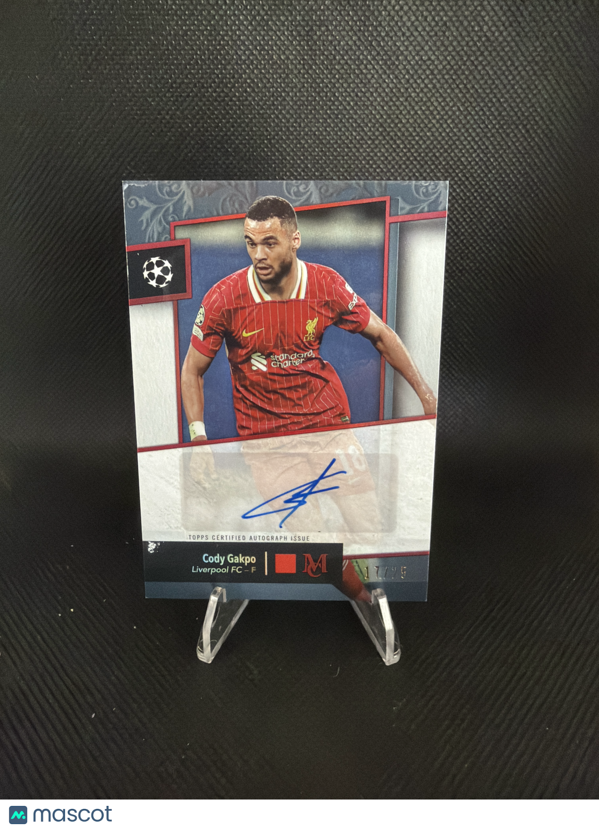 2025 Topps Museum Collection UEFA Club Competitions Cody Gakpo Auto /25