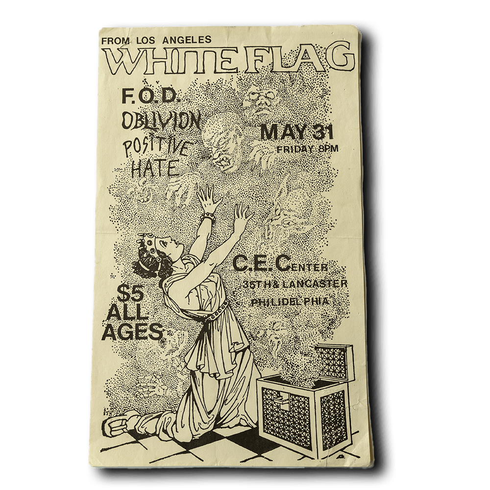 White Flag -- 1980s [Handbill]