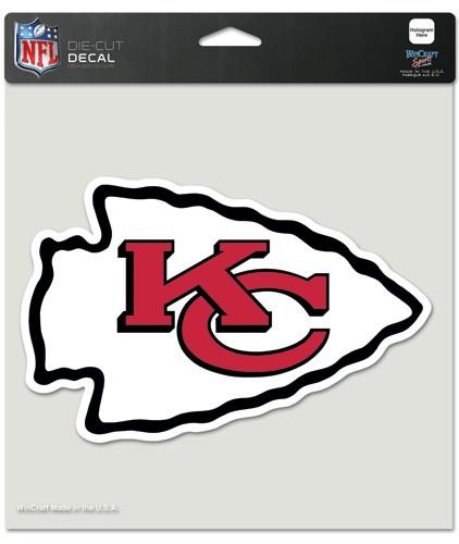 Kansas City Chiefs Perfect Cut Decal 8x8"