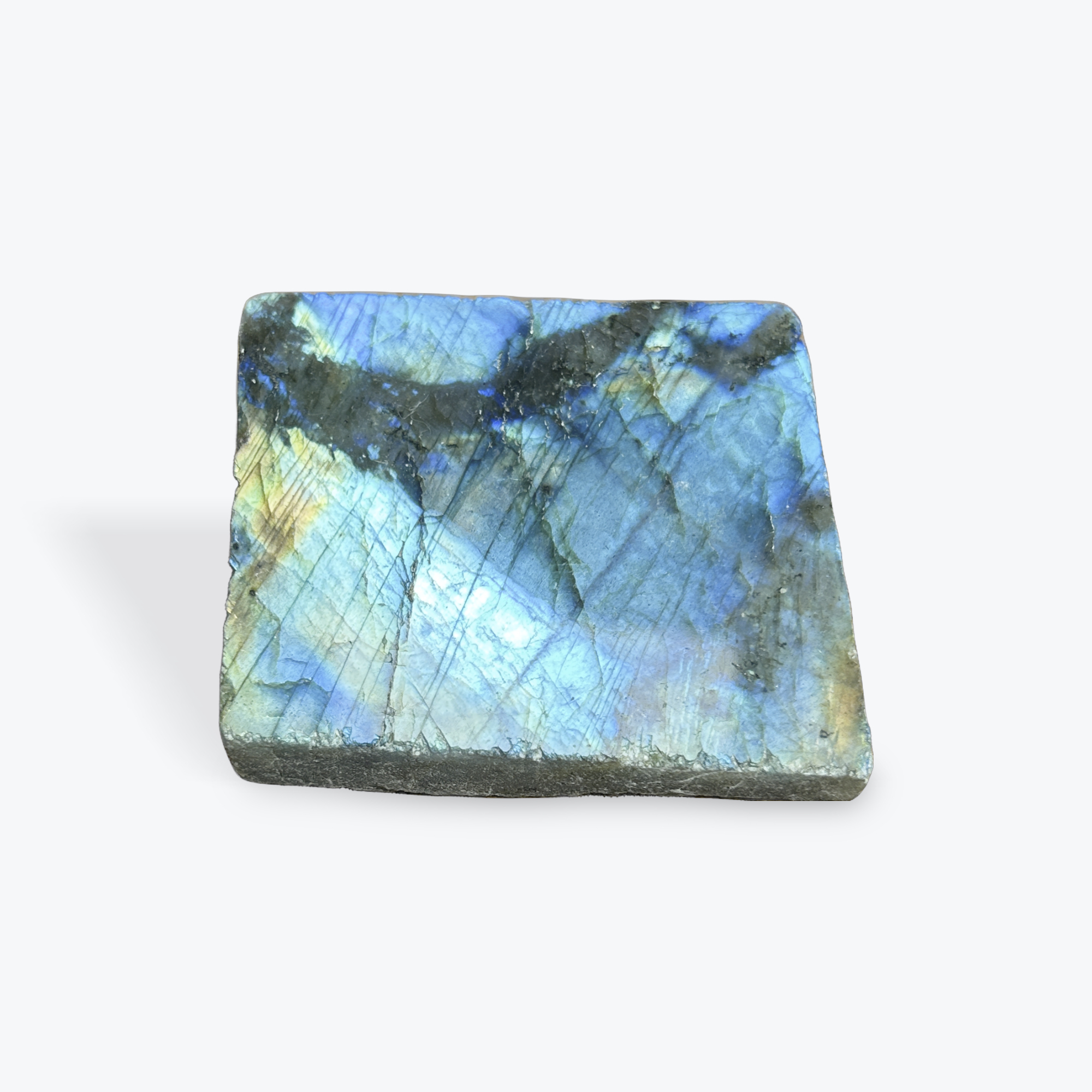 Plaque de Labradorite semi-brute — stock Valence