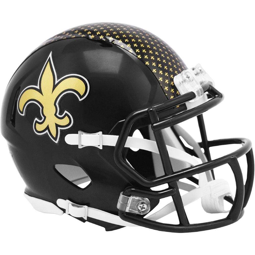 New Orleans Saints Alternate Riddell Speed Mini Helmet