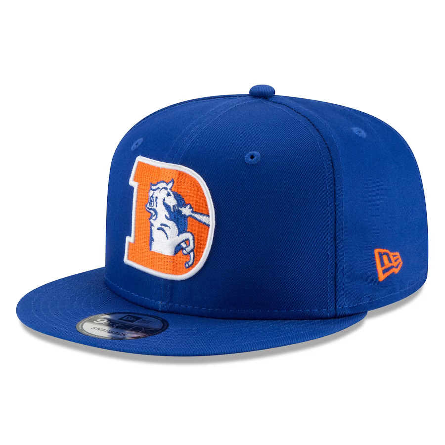 Denver Broncos Blue Retro New Era Snapback Hat