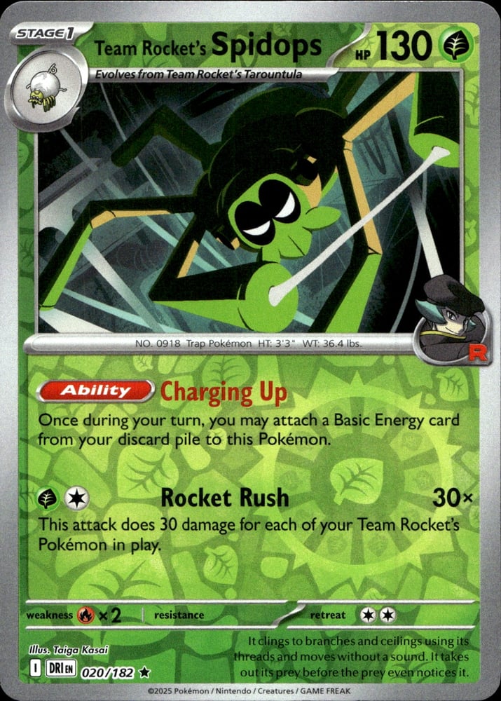 Team Rocket's Spidops - SV10 20/182