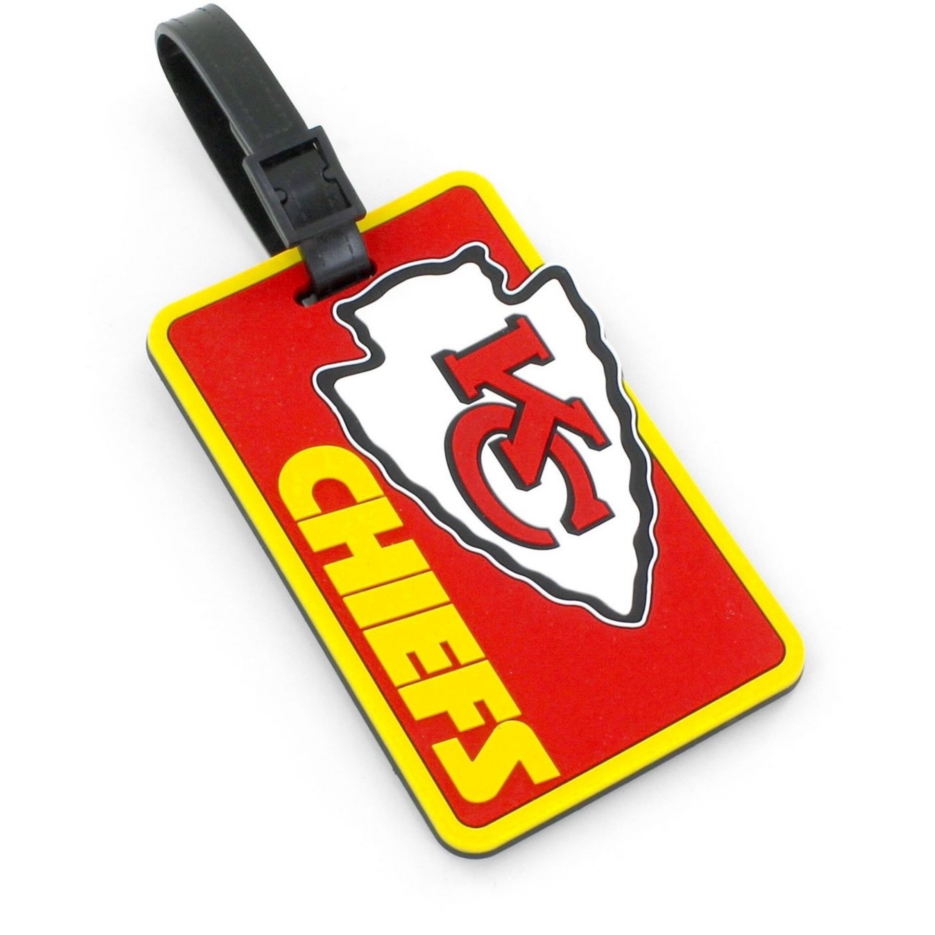 Kansas City Chiefs Rubber Luggage Tag