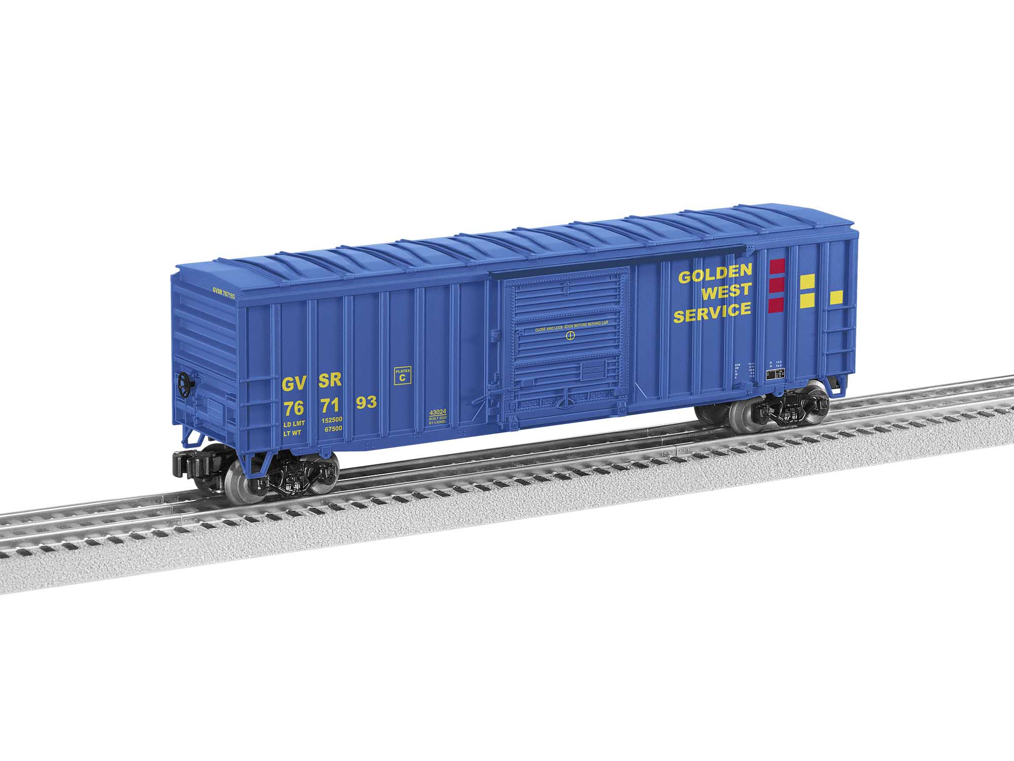 Lionel 2043024 Golden West Standard 50' #767193 O Scale