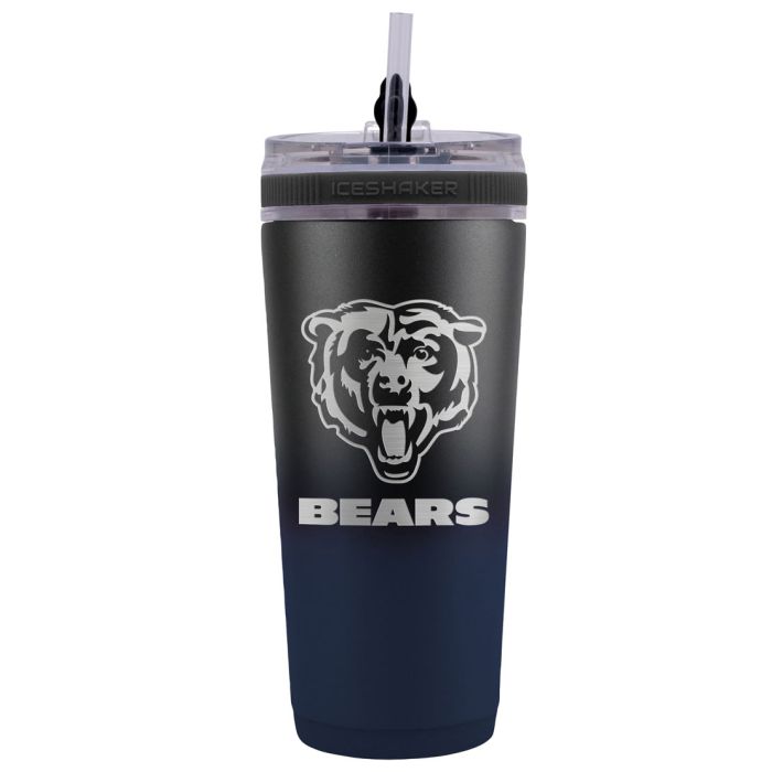 Chicago Bears Stainless Steel Flex Ice Shaker 26oz