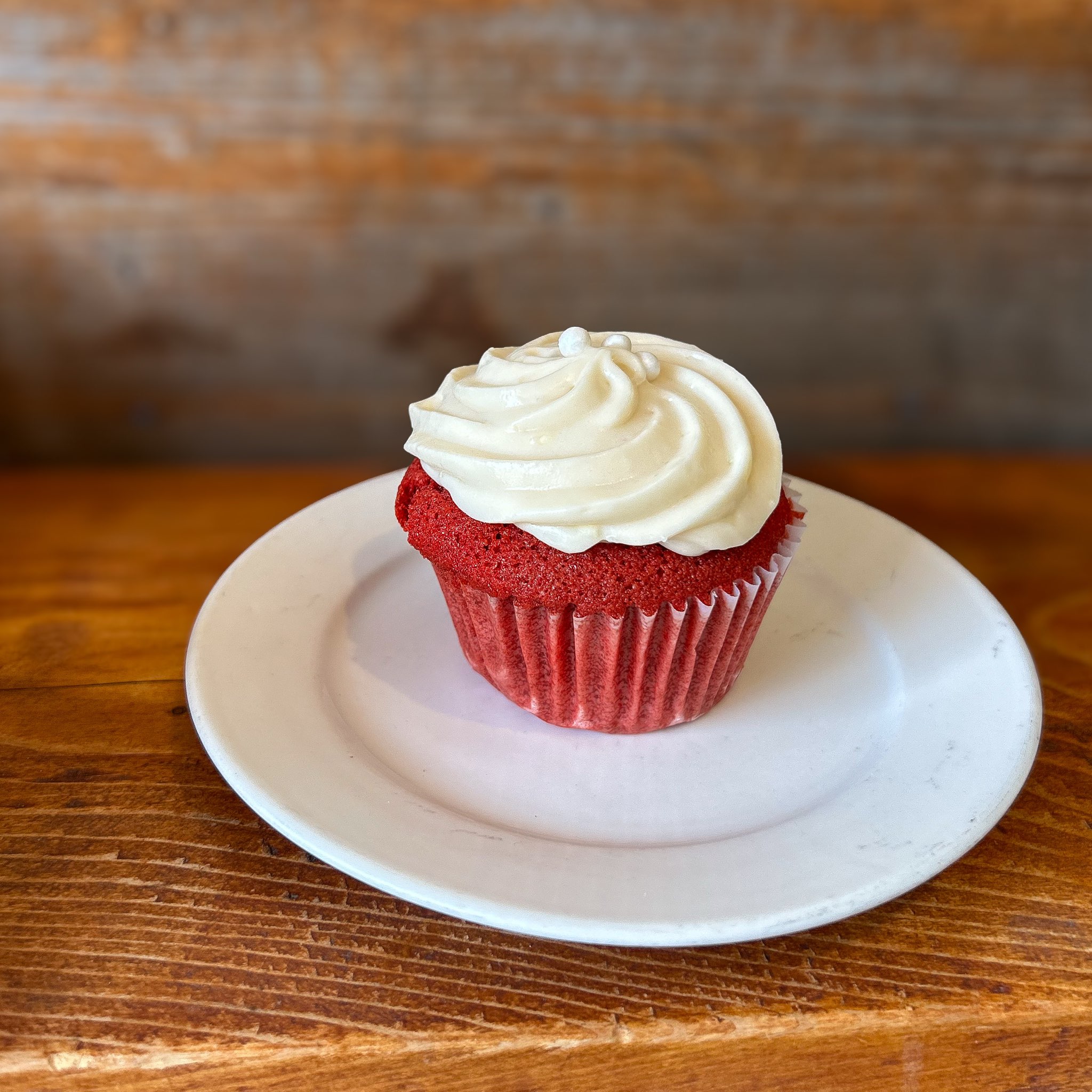 Red Velvet Cupcake w/ Cream Cheese Frosting