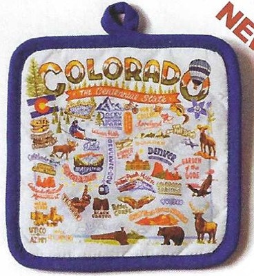 Colorado Map Pot Holder
