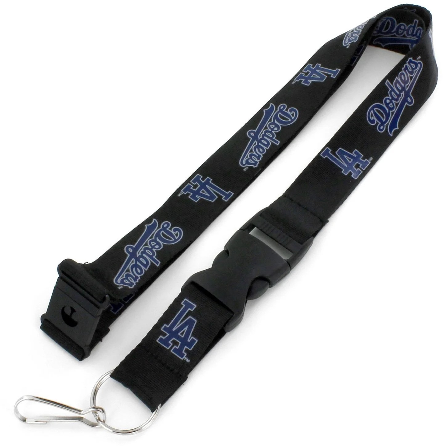 Los Angeles Dodgers Black and Blue Lanyard