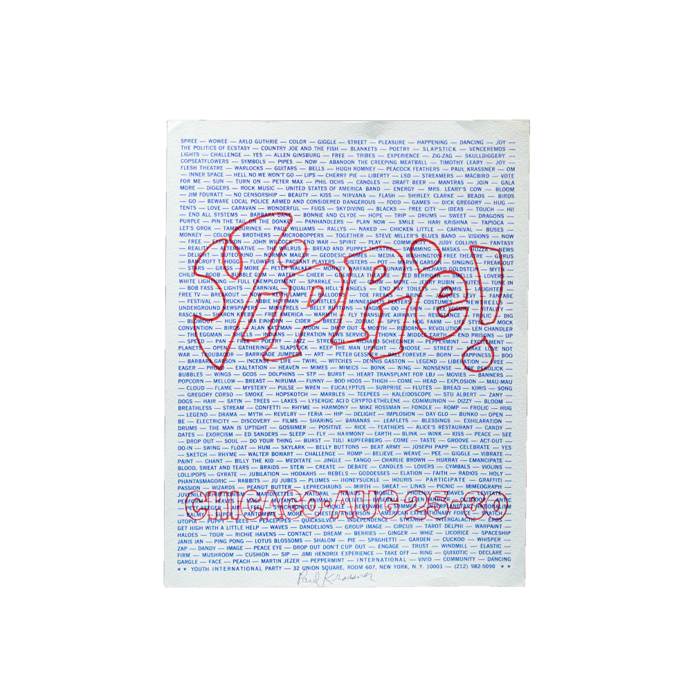 Yippie! -- 1968 Festival of Life [Handbill]