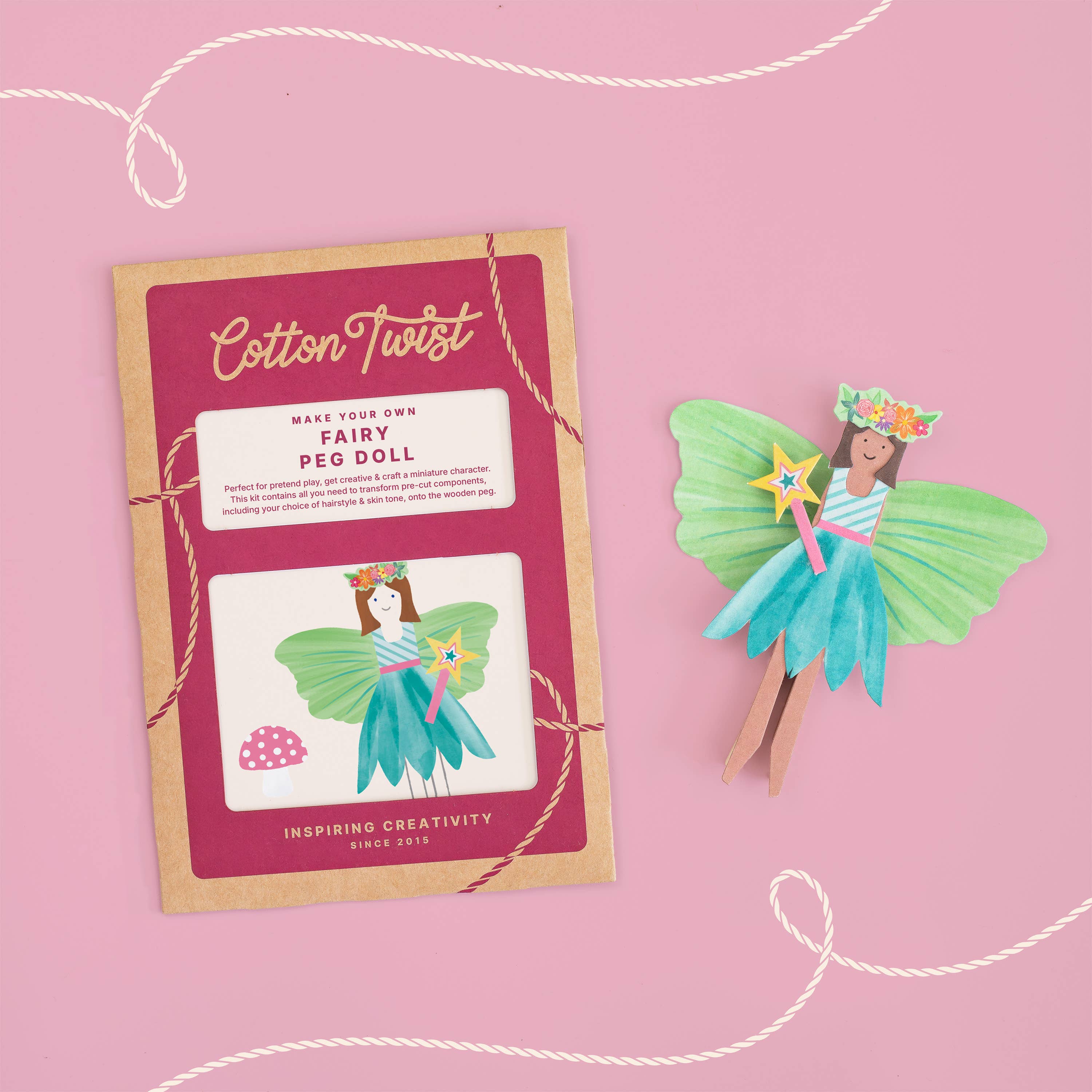 Make Your Own Fairy Peg Doll