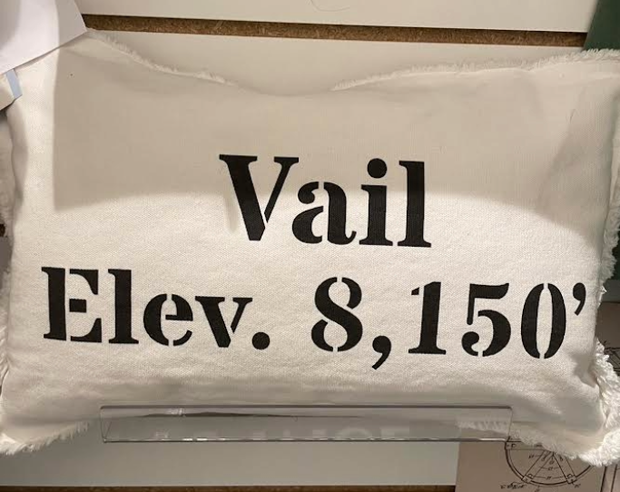 Vail Elev. 8,150' Pillow