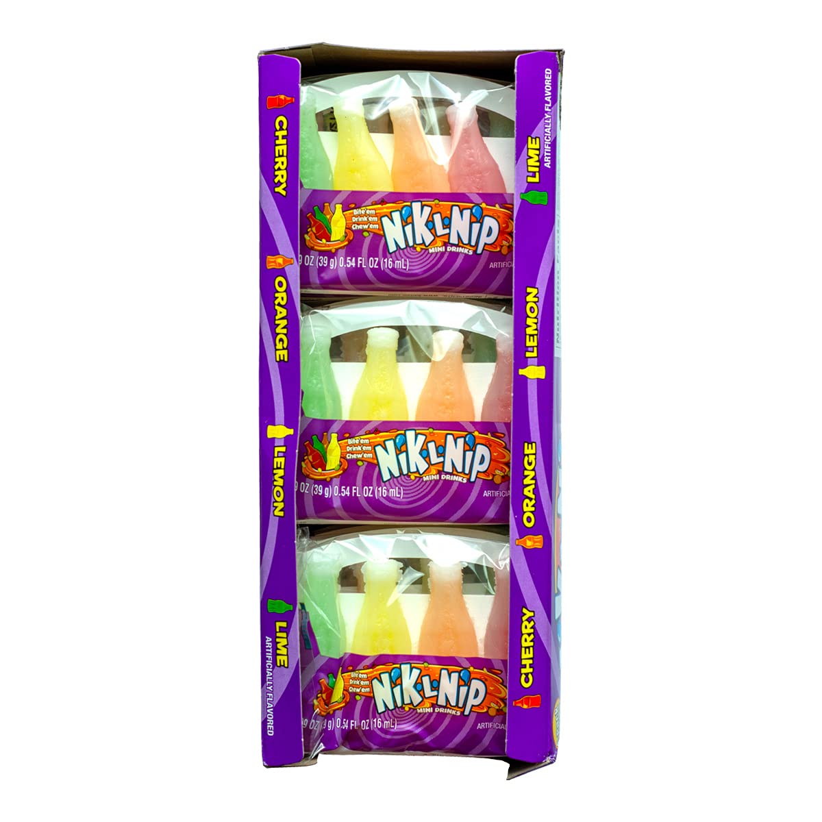 Nik-L-Nip Wax Bottles 4 Pack 18 count