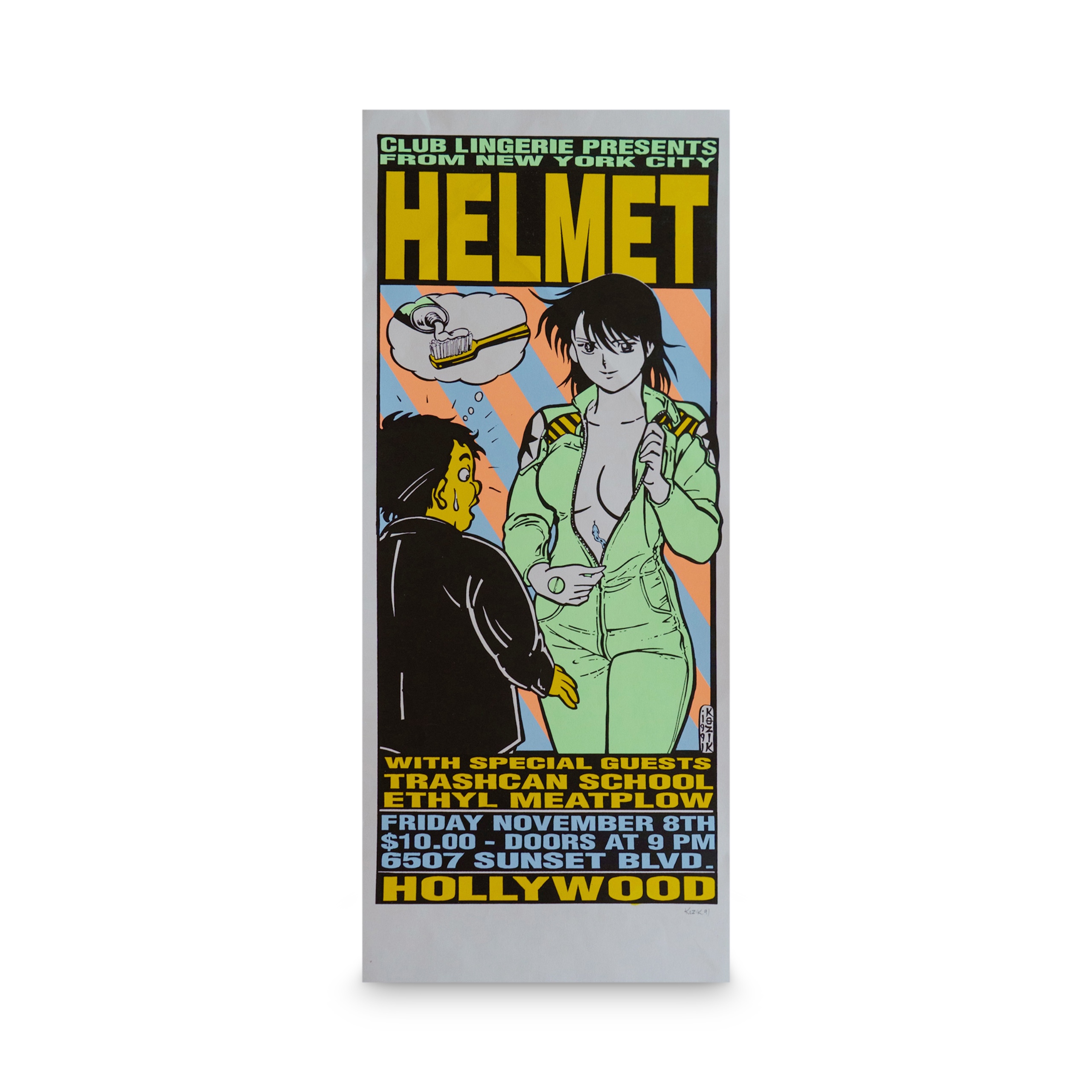 Helmet -- Club Lingerie 1991 [Poster]