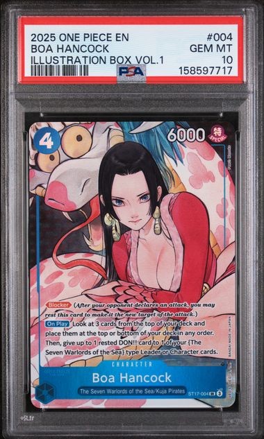 2025 ONE PIECE PROMOS #004 BOA HANCOCK ILLUSTRATION BOX VOL.1