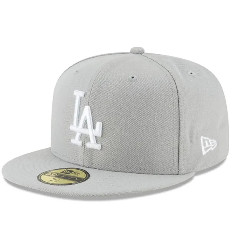 Los Angeles Dodgers Grey New Era 59FIFTY Hat