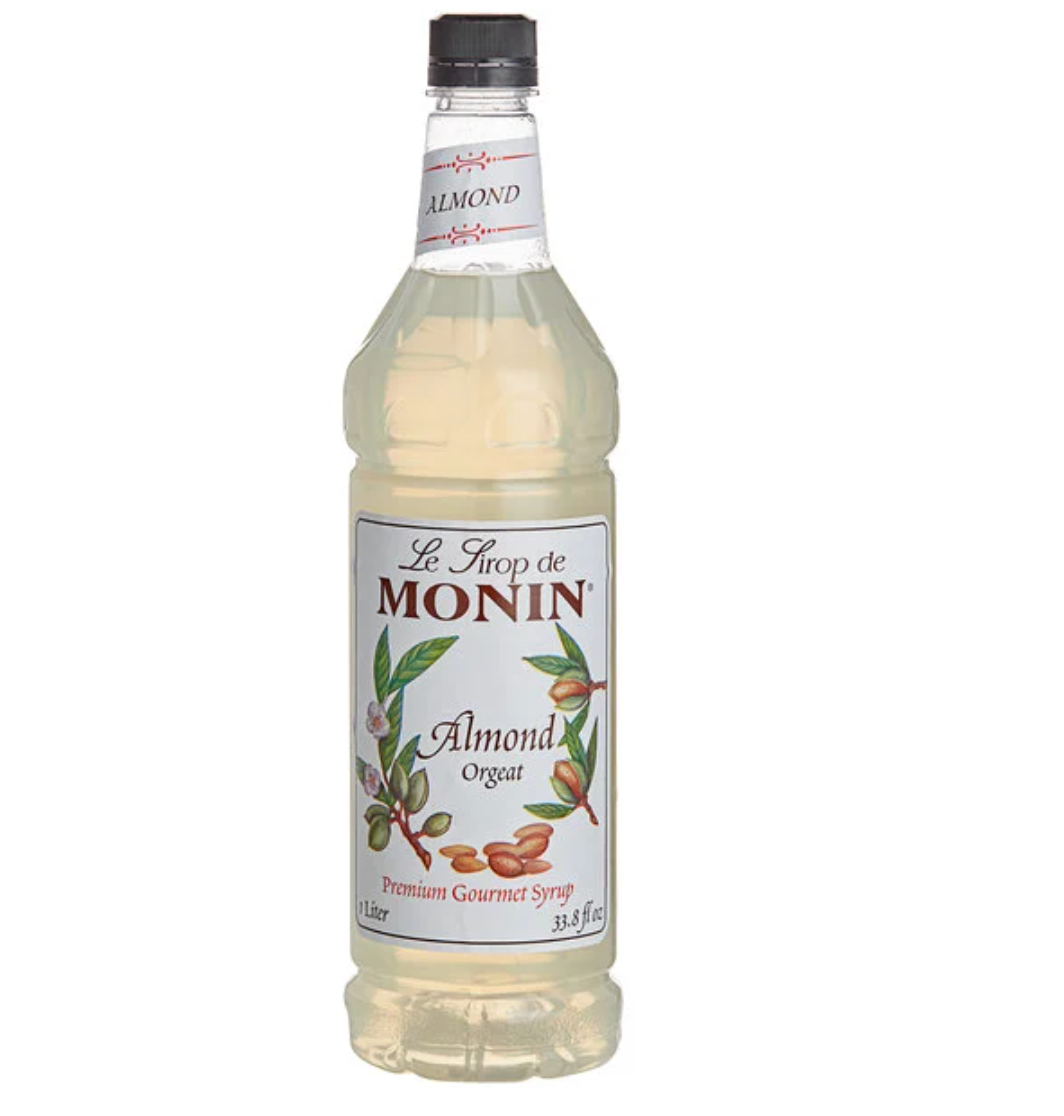 Monin Premium Almond (Orgeat) Flavoring Syrup 1 Liter