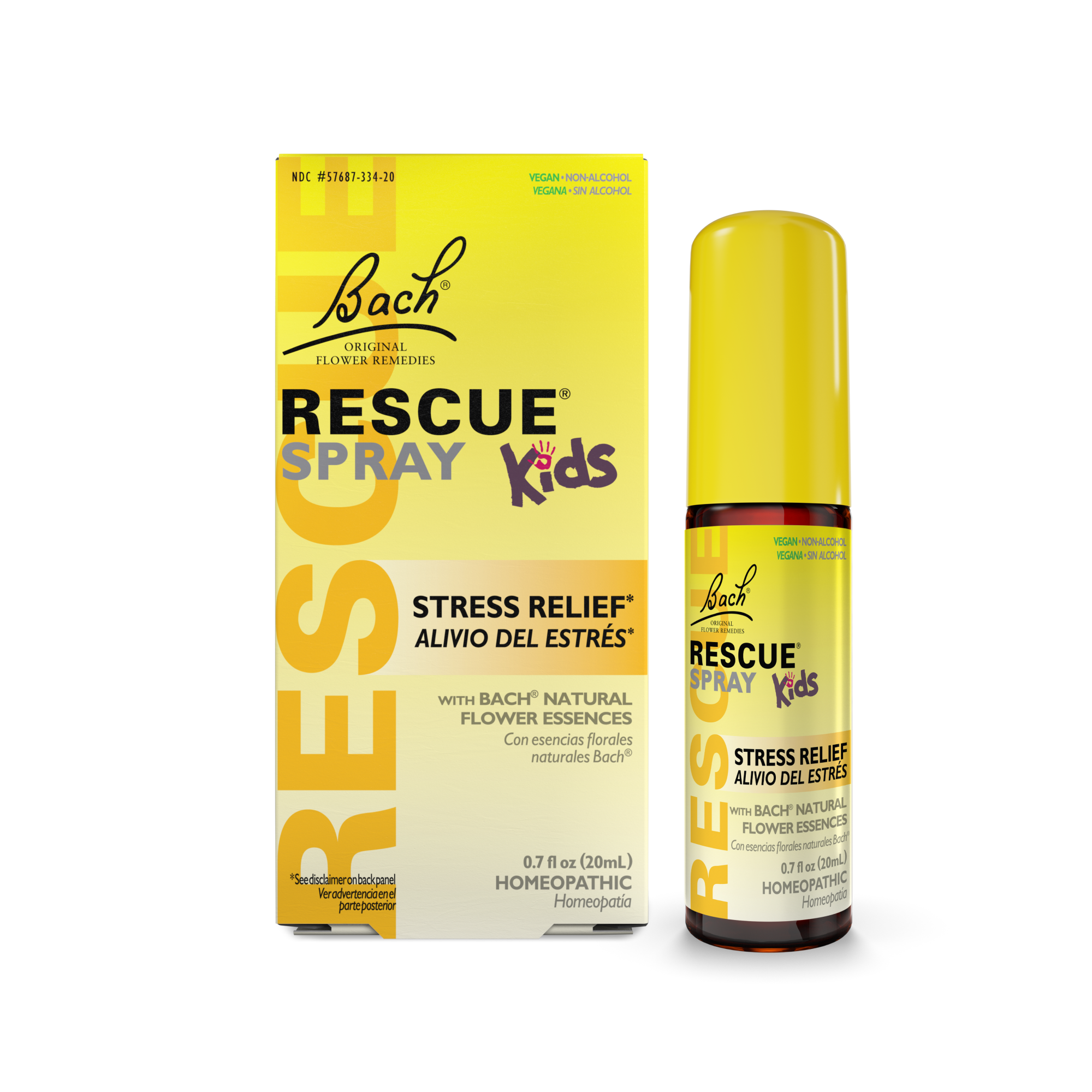 Bach RESCUE Kids Spray, Stress Relief for Children, 20mL