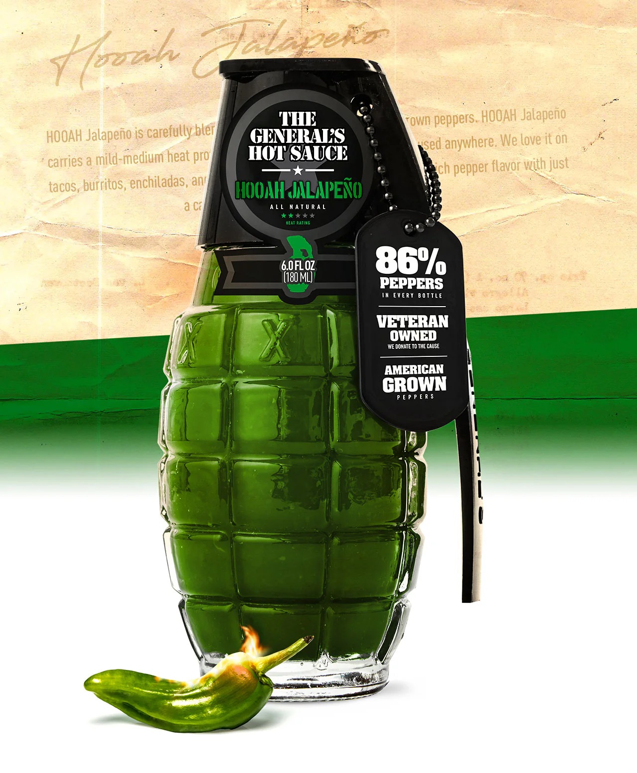 Hooah Jalapeno Hot Sauce