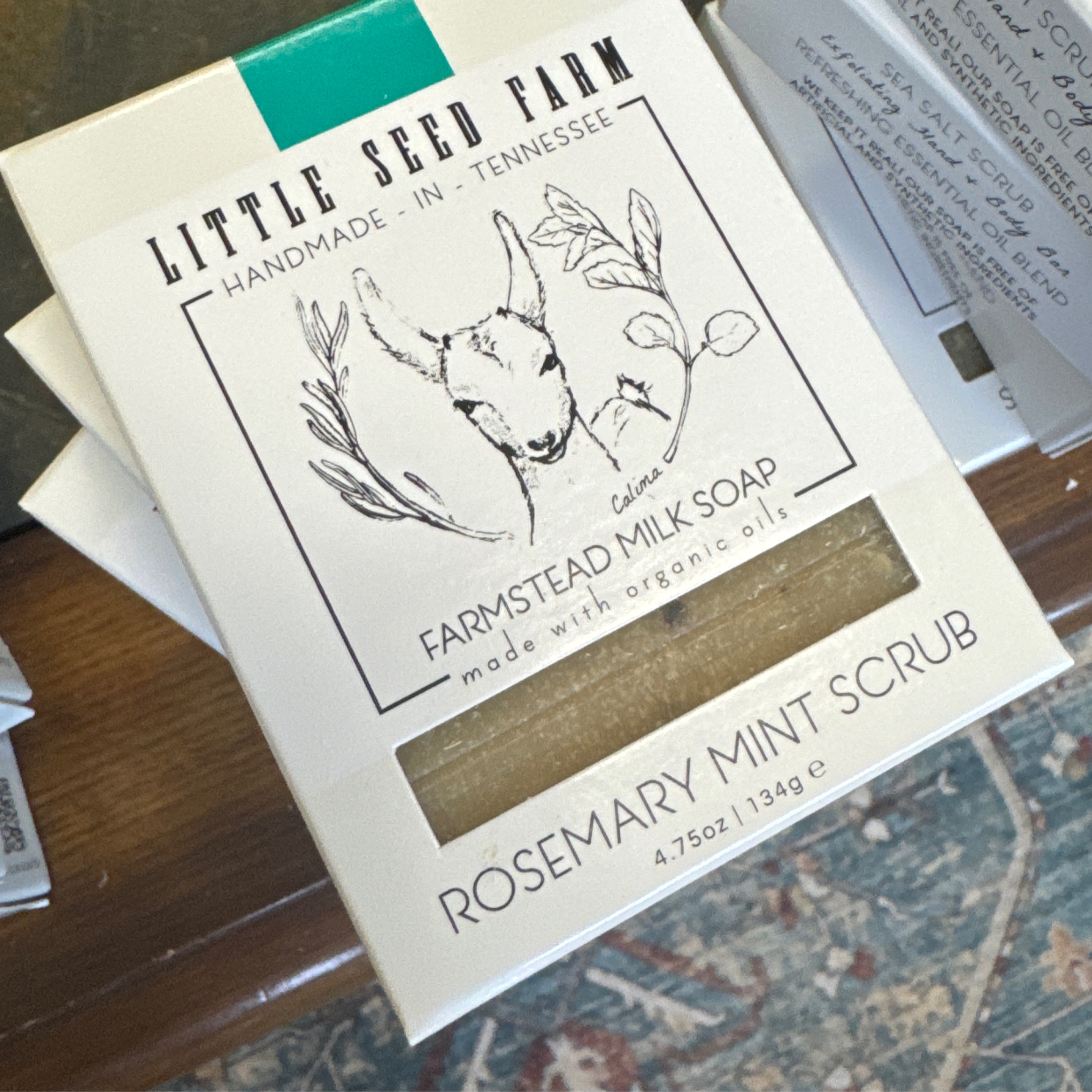 Little Seed Farm - Rosemary Mint Scrub Bar