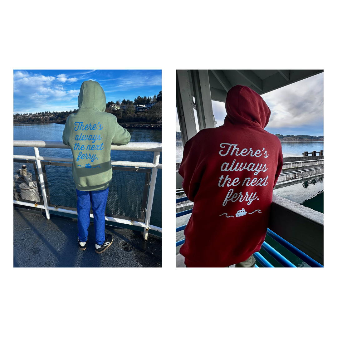 There's Always the Next Ferry Heavyweight Pullover Hoodie